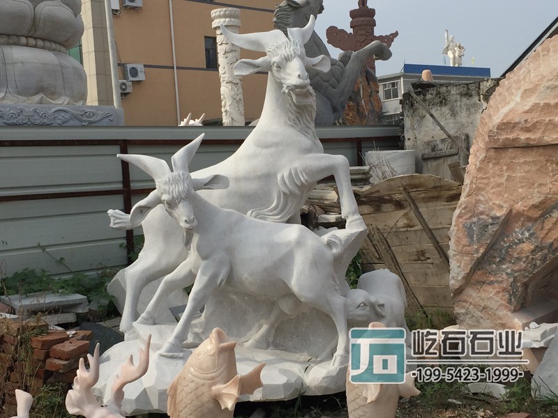 石雕动物
